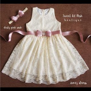 Baby girl flower girl dress